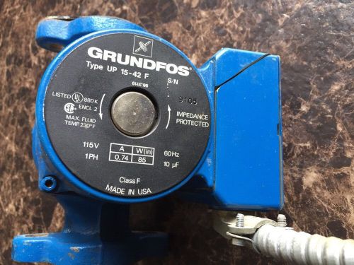 Grundfos Circulator Pump  UP 15-42 F Used