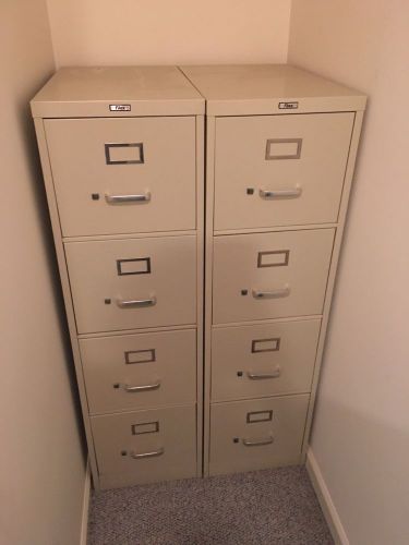 Filing Cabinet 4-drawer Vertical Set Of 2