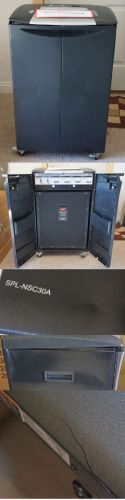 Staples spl-nsc30a 30-sheet strip cut shredder w/ 27.2 gallon wastebasket for sale