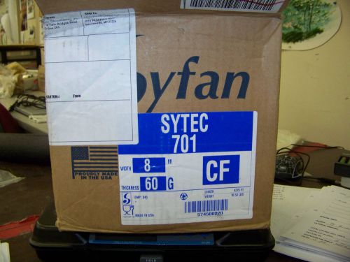 Syfan Sytec 701 8&#034; Wide 60 G Thick 4375 Foot # 547500220 New