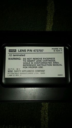 NEW case of 12 MSA LENS PROTECTIVE LENS CARTRIDGES .12 LAMINATED 64241