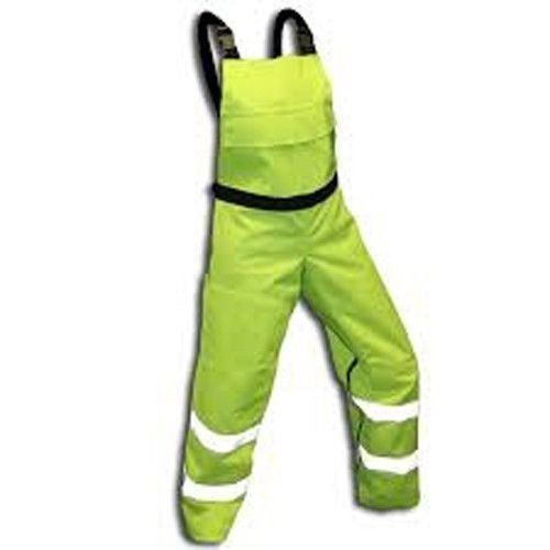 Chain saw protective bibs,stay cleaner &amp; safe,meets osha std,safety green,l/xl for sale