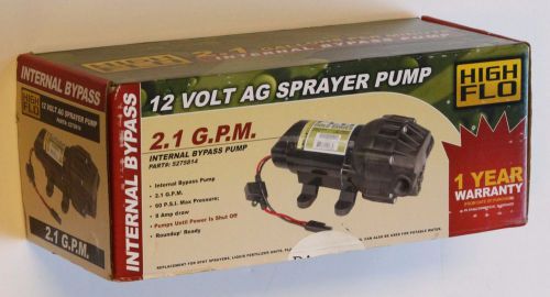 NEW  High Flo 12V AG Sprayer Pump 2.1 GPM 5275814