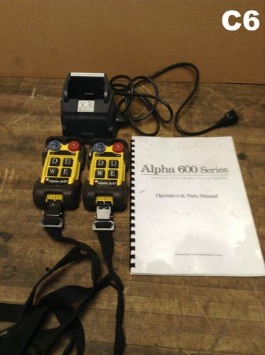 Fomotech Alpha 600 Series Crane/Hoist Radio Remote Control Pendant w/ Charger