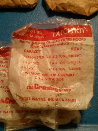 CROSBY LATCH KIT  lot of 11, all different sizes