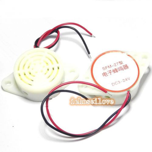 1pcs SFM-27 DC 3-24V 90DB Intermittent Beep Alarm Electronic Buzzer Sounder