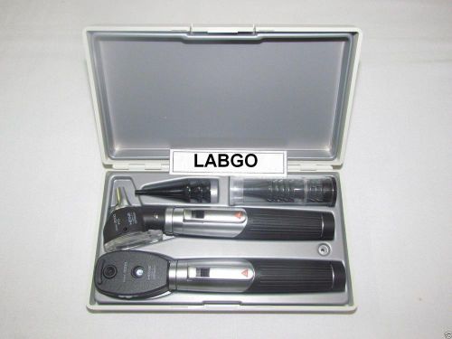 Heine Mini 3000 2.5v Otoscope Ophthalmoscope Set LABGO KM17