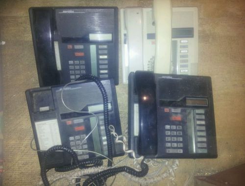 Lot (4) older Meridian  Business Phones with Handsets