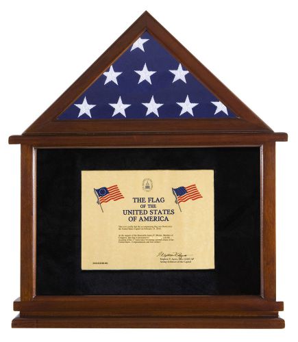 Flag and Certificate Display Case