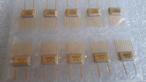 KD917A  Qty 10 Russian  HQ  very rare  diode array  Gold plated  collectible Nos