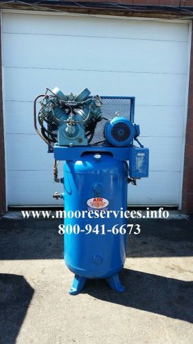 Air compressor 7.5 hp horse power verticle 80 gallon receiver recipricating for sale