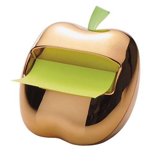 Post-It Gold Apple Pop-Up Note Dispenser for 3 x 3-Inch Notes Includes 1 Can...