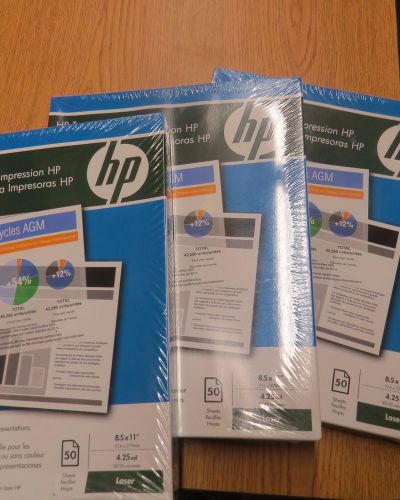 Lot of 3 x 50 Sheets HP Color LaserJet Transparencies C2934A