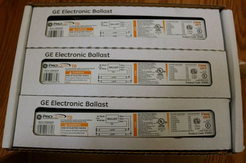 GE ELECTRONIC BALLAST T8 BOX OF 6 NEW IN BOXES