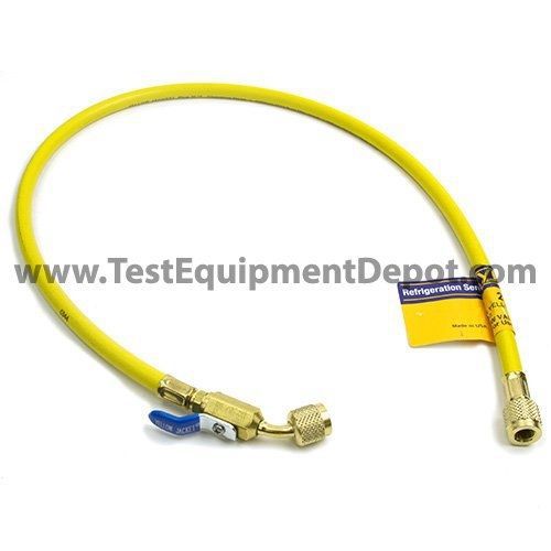 Yellow jacket 29036 plus ii hose with 1/4&#034; compact ball valve fittings, 36&#034;, for sale