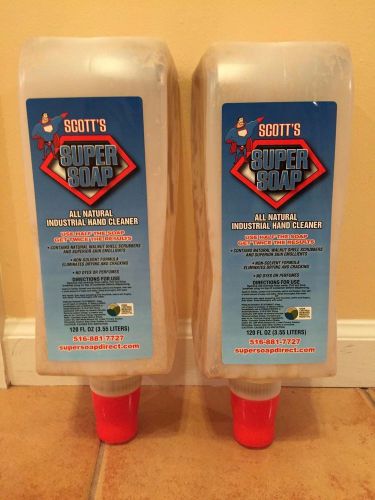 SCOTTS SUPER SOAP NATURAL WALNUT BASED INDUSTRIAL HAND CLEANER - 2 -1 GALLONS