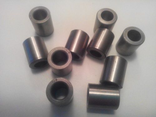 Steel press-fit bushing/liner - 0.375&#034; (3/8&#034;) id, 5/8&#034; od, 3/4&#034; length - 5pcs for sale