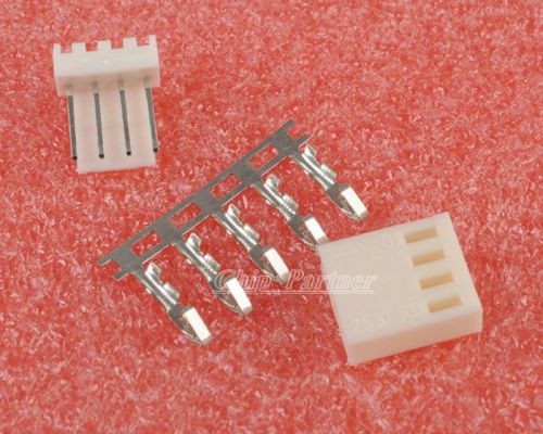 10pcs KF2510-4P 2.54mm Pin Header+Terminal+Housing(Right-Angle)Connector Kits