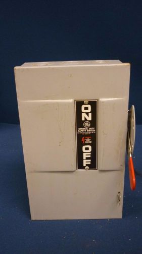Ge tg4322 60 amp 240-volt fusible indoor general-duty safety switch for sale
