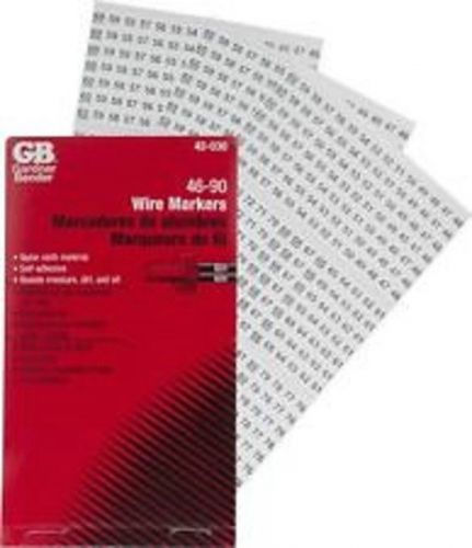 New gardner bender wire marker booklet 42-030 for sale