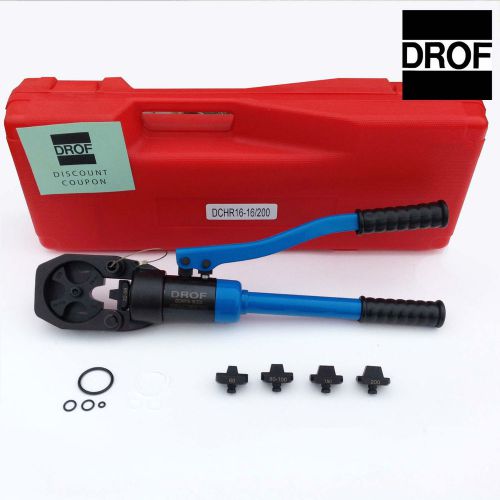 16 TON Hydraulic crimper  4 to 400 AWG Profesional Crimping Tool Identation DROF