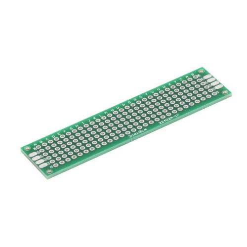 Double Side Prototype PCB Tinned Universal Breadboard 2x8cm 20mmx80mm New S3