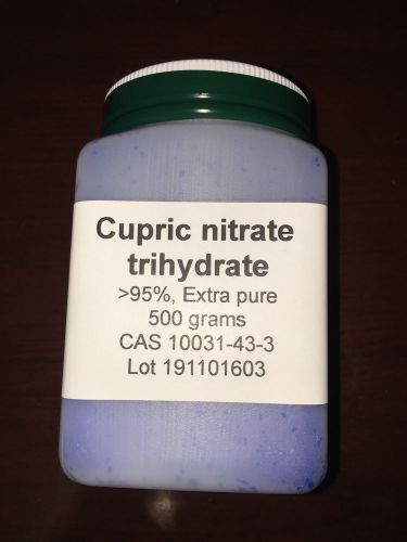 Cupric nitrate trihydrate, &gt;95%, Extra pure, 500 gm