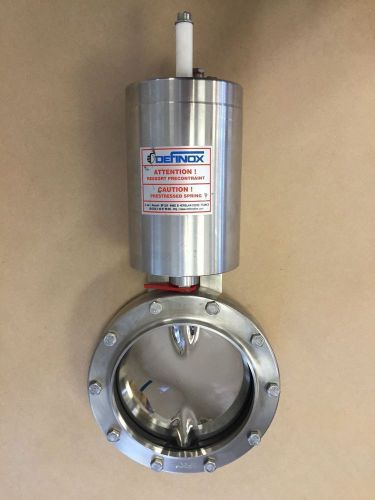 Butterfly valve 6.0&#034; weld ends with actuator for sale