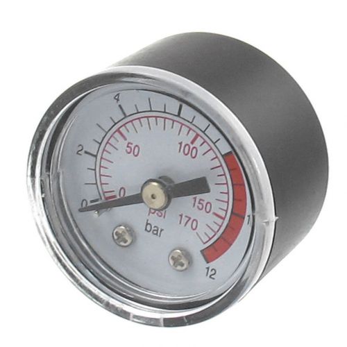 0-12BAR 0-170PSI 10mm Thread Gas Air Pump Pressure Gauge GY