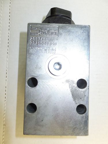 Parker 2987466 hydraulic steel manifold valve for sale