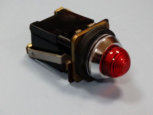 Telemecanique XB2-MV534 red pushbutton switch with light indicator