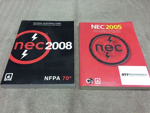 NEC 2008 &amp; 2005 Electrical Code Book NFPA 70 NTT NEAR PERFECT CONDITION! LOOK!