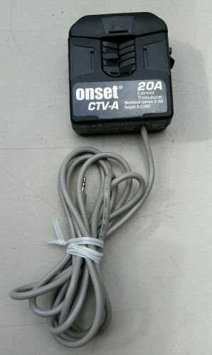 Onset CTV-A, 2 - 20 Amp split-core AC current sensor