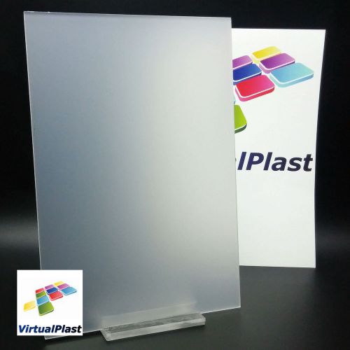 Frosted 3mm Thickness Acrylic Plexiglass Perspex Cut 210mm x 300mm A4 Sheet Size
