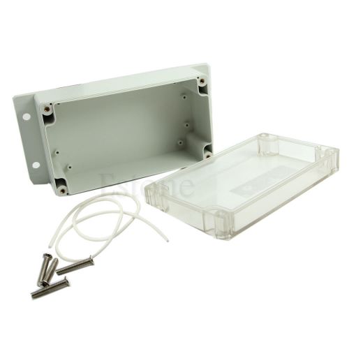 Waterproof 158x90x65mm Clear Plastic Electronic Project Box Enclosure Cover CASE