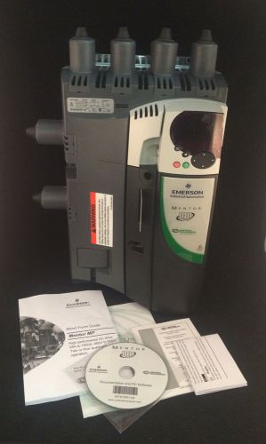 Emerson Mentor MP MP75A4R 27kW 45HP STDU41 208-480V w/ Software &amp; Manual NEW!
