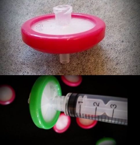 Disposable Syringe Filters – Pore: 0.22 ?m – PTFE – 25 mm Diam – 10 pcs/Box