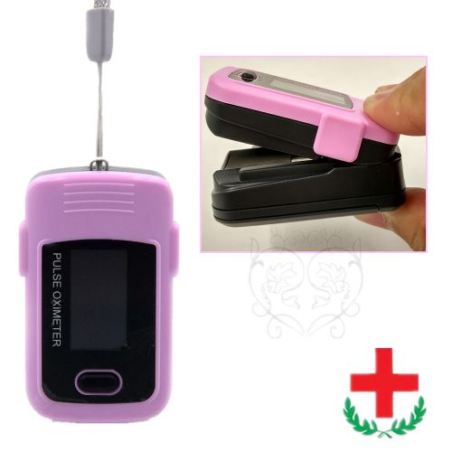 Ce&amp;fda cheap good for quality pink oled fingertip spo2,pr monitor pulse oximeter for sale