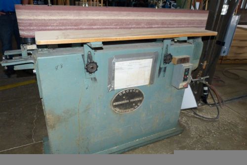 Crouch 6-8&#034; Capacity Edgesander, 3 Phase, Cleaned, checked