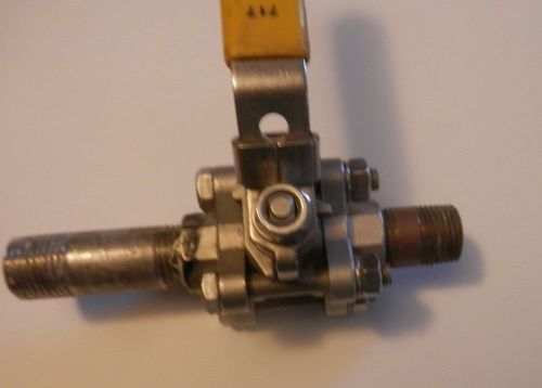 717 legend 1/2&#034; stainless steel locking ball valve 10 wsp 1000 wo8 for sale