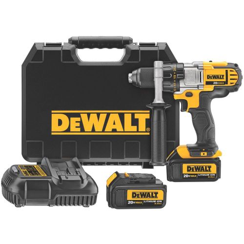 Dewalt DCD980 + 4 extra batteries - See Video for Tool Condition