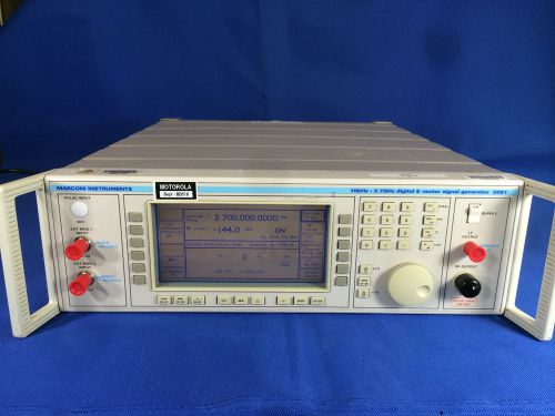 Marconi/IFR/Aeroflex 2051 10kHz-2.7GHz Digital &amp; Vector Signal Generator, Tested