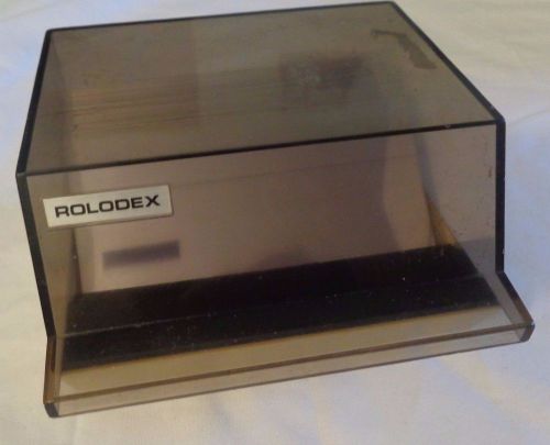 Rolodex Vintage S300C Covered 2.25&#034; x 4&#034; 50 Transparent Card Sleeves Included