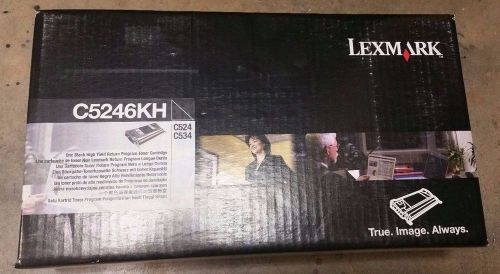 Lexmark C5246KH High-Yield Toner, 8000 Page-Yield, Black