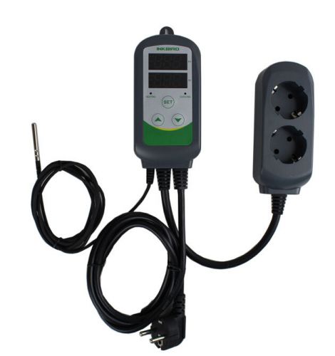 220v eu plug kitchen cooking temperature controller digital thermostat w/ probe for sale