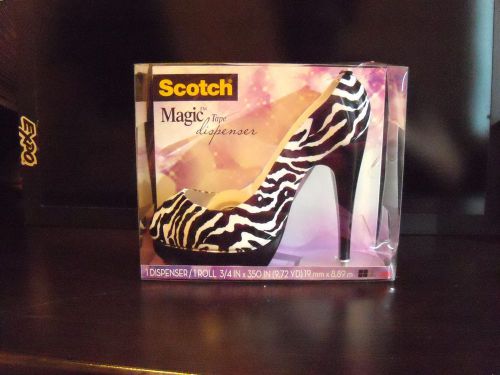 Scotch Magic Tape Dispenser - Zebra High Heel