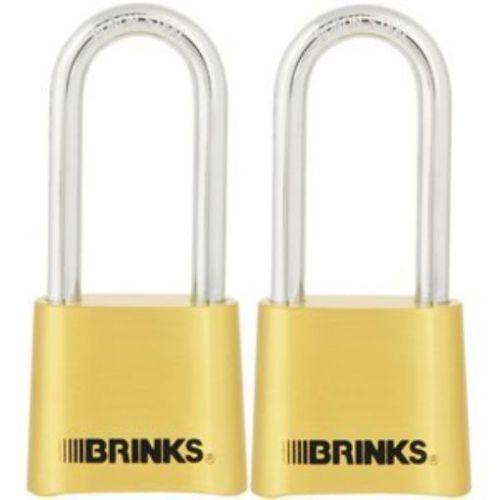Brinks 671-49202 Home Security Commercial 50mm Brass Long Shackle Reset Combonat