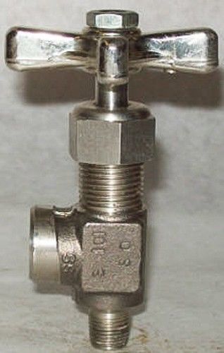 Deltrol 1/8&#034; 10000 psi ss angle needle valve s101ss0 for sale