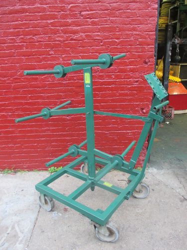 Greenlee 910 wire cart  10 spindles for sale