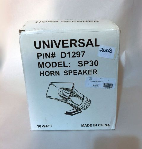 Universal SP30 Horn Speaker - 30 Watts (D1297)